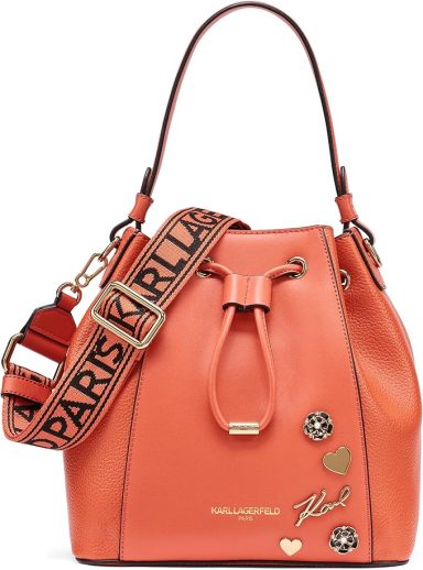 KARL LAGERFELD Paris Women's Adele Bucket Bag -40% $118.80 List Price: $198.00